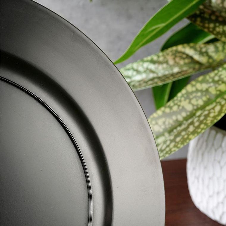 Vilde, podtalerz świąteczny dekoracyjny, granatowa, bałwan, 33 cm