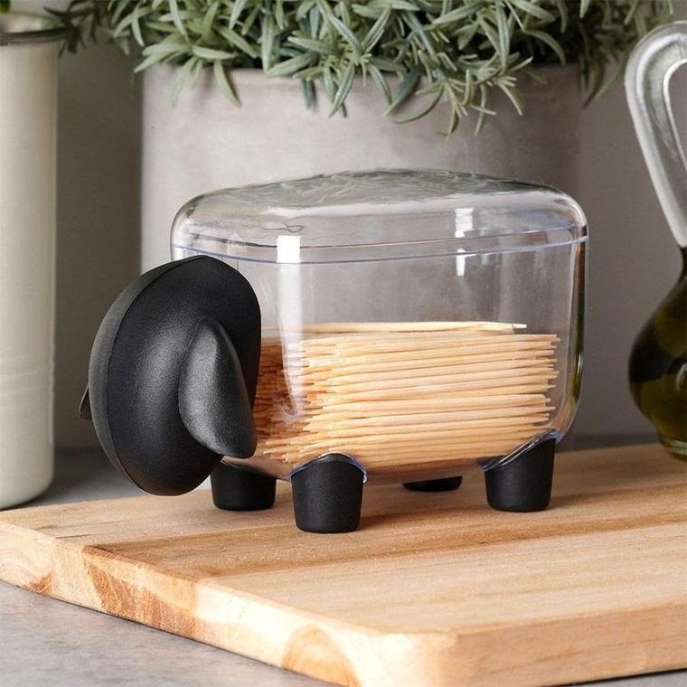 Vilde, pojemnik na patyczki i płatki kosmetyczne, 13 cm