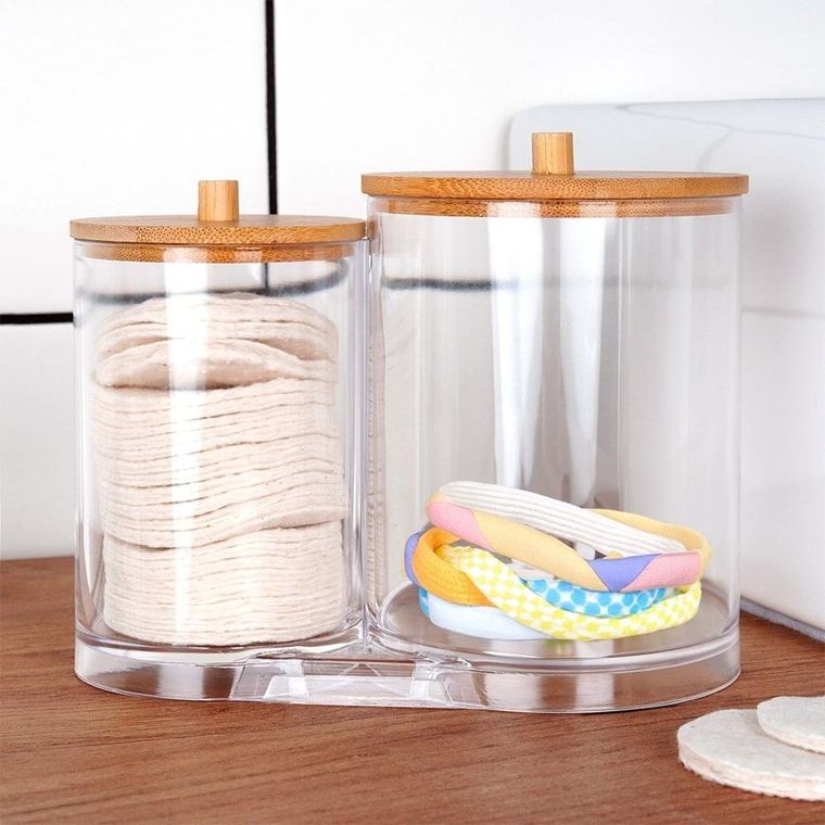 Vilde, pojemnik na patyczki i płatki kosmetyczne