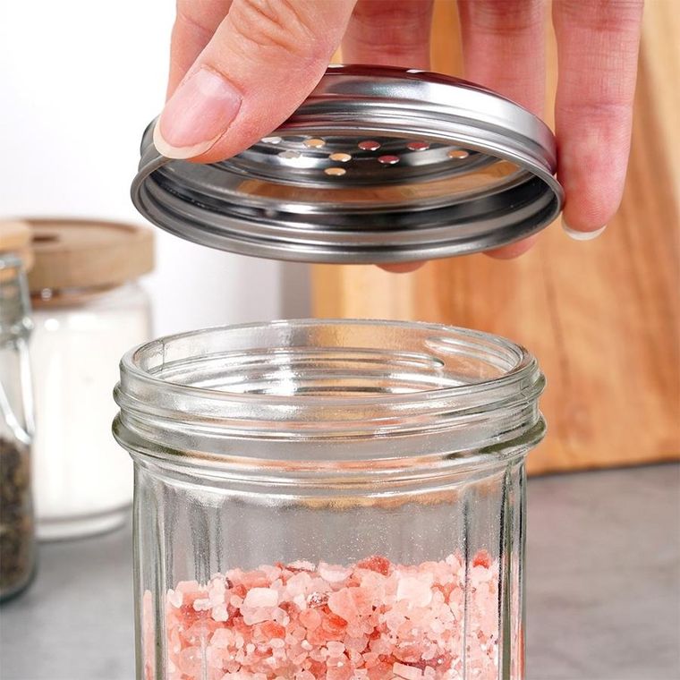 Vilde, pojemnik na przyprawy z sitkiem szklany, 350 ml