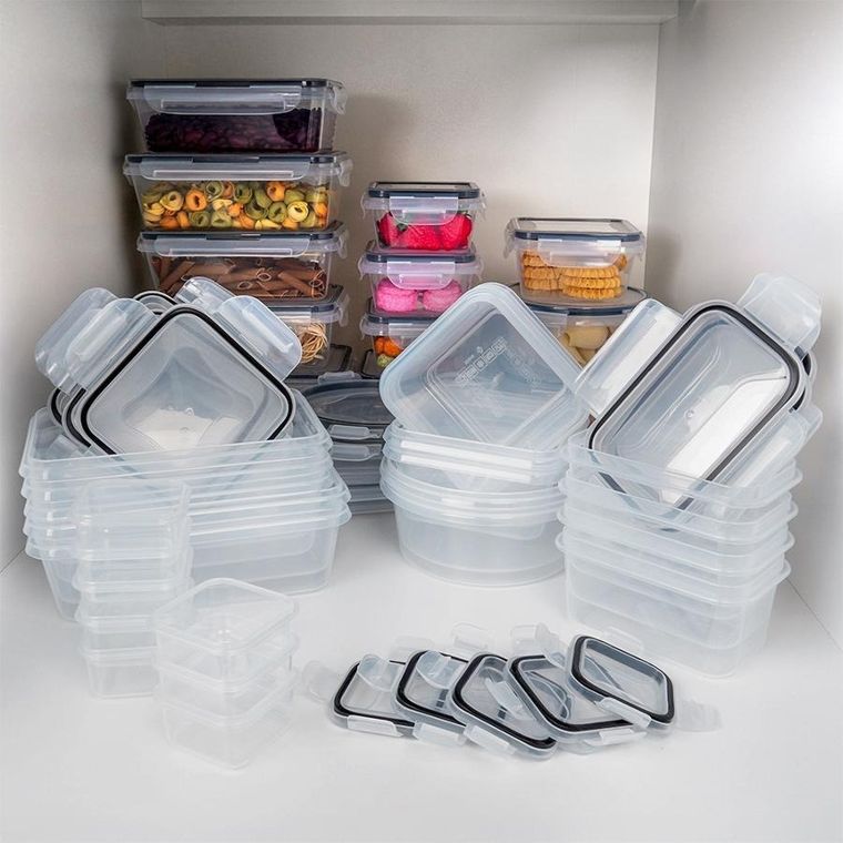 Vilde, pojemniki na żywność z pokrywką i uszczelką, 24 szt.