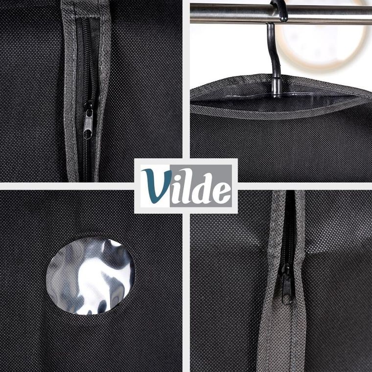 Vilde, pokrowiec na ubrania, 60-135 cm, 2 szt.