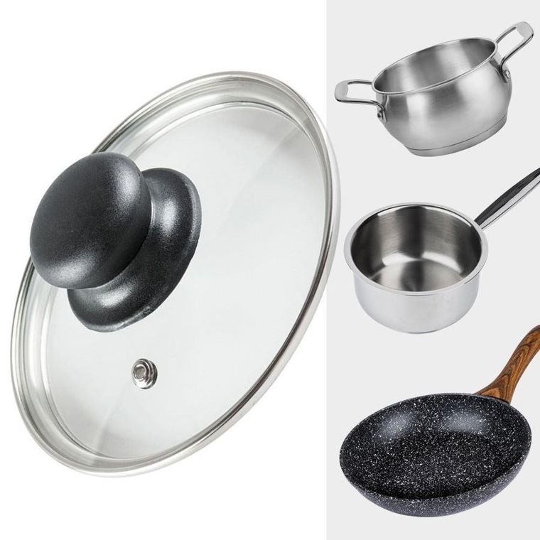 Vilde, pokrywka szklana, 14 cm