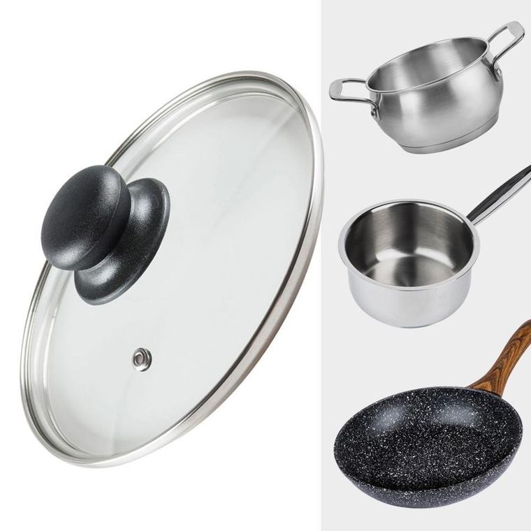 Vilde, pokrywka szklana, 18 cm