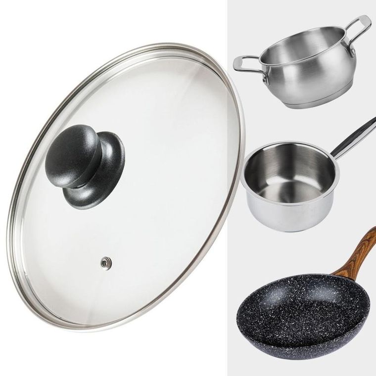 Vilde, pokrywka szklana, 22 cm