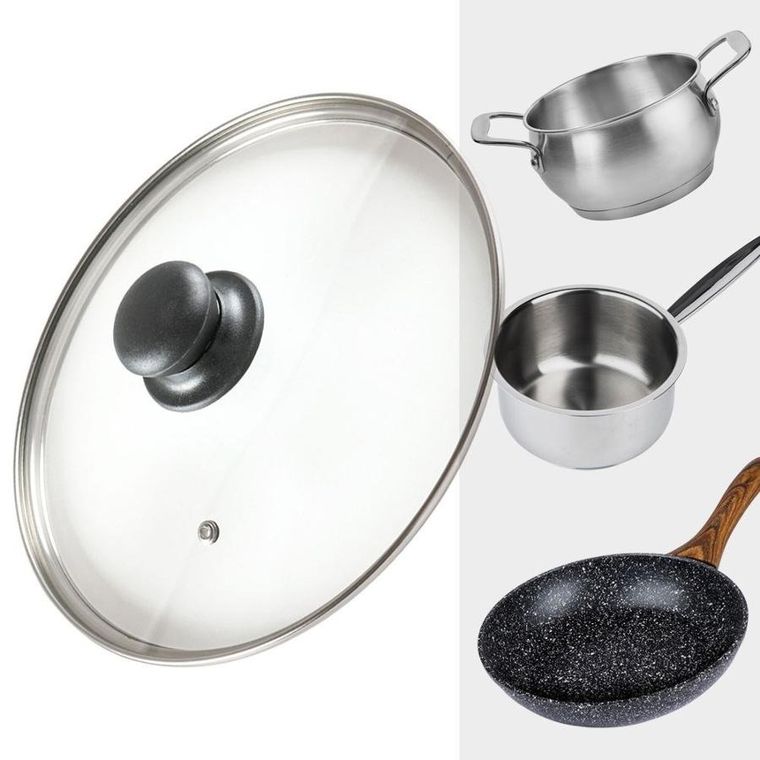 Vilde, pokrywka szklana, 24 cm