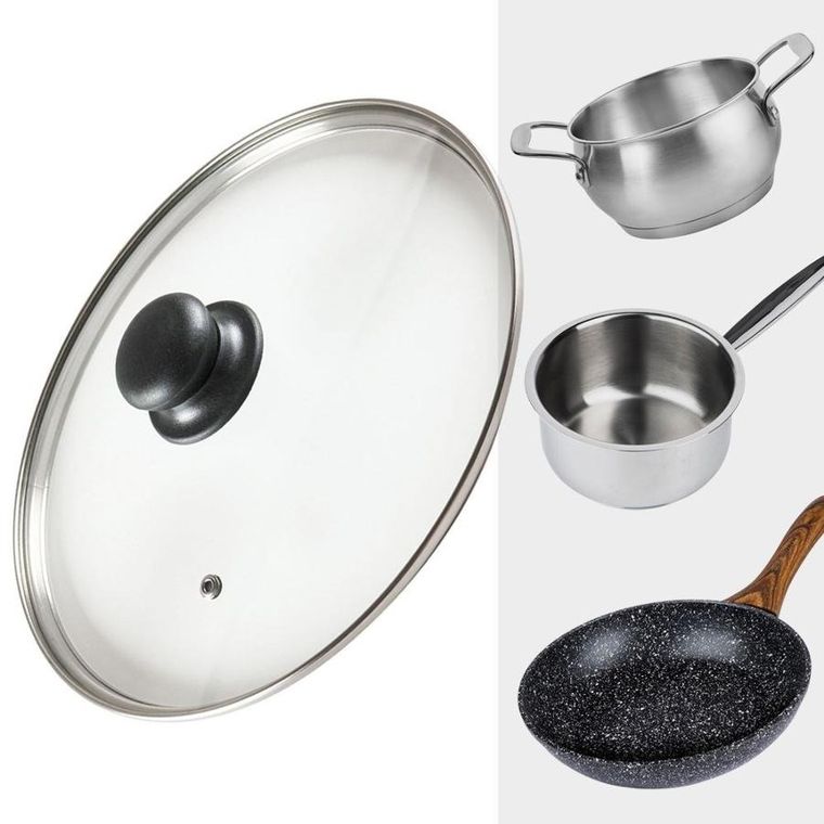 Vilde, pokrywka szklana, 26 cm