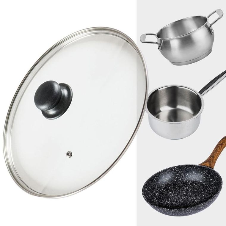 Vilde, pokrywka szklana, 28 cm