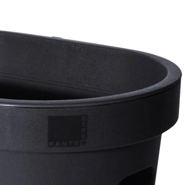 Vilde, skrzynka zawieszana na poręcz, czarna