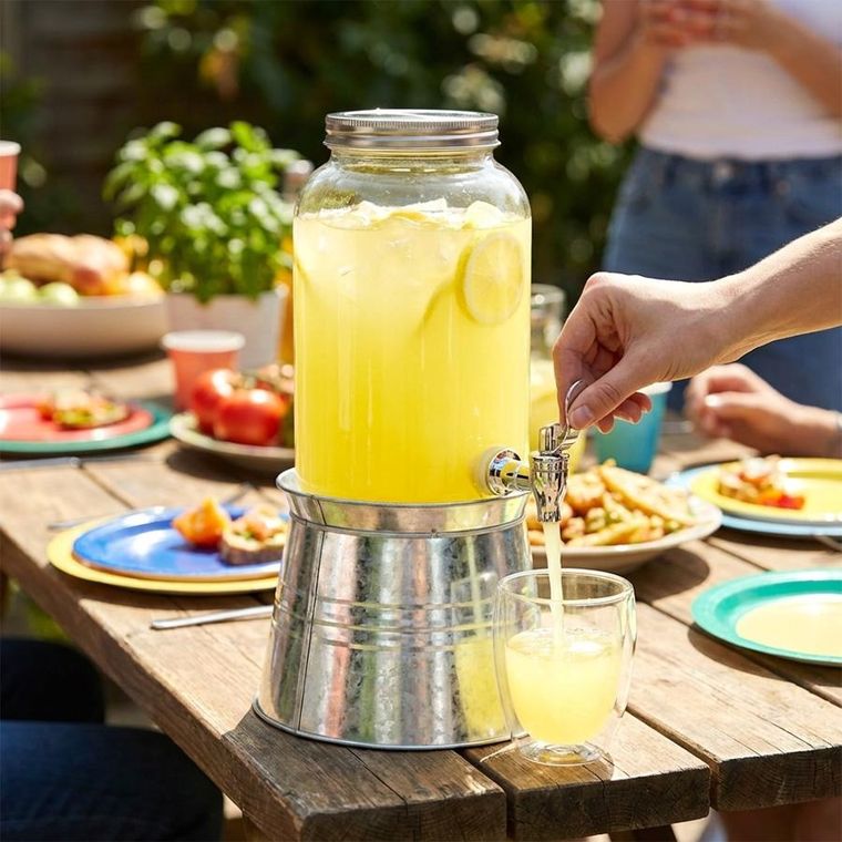 Vilde, słój do napojów z kranikiem i stojakiem, 3,2l