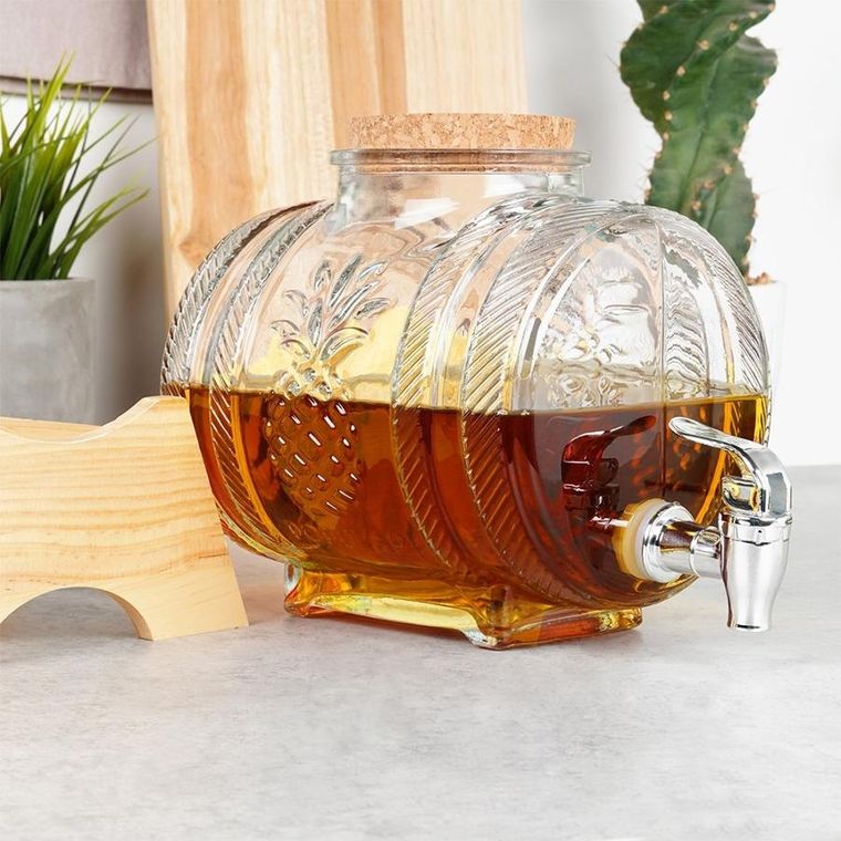 Vilde, słój do napojów z kranikiem i stojakiem, 3l