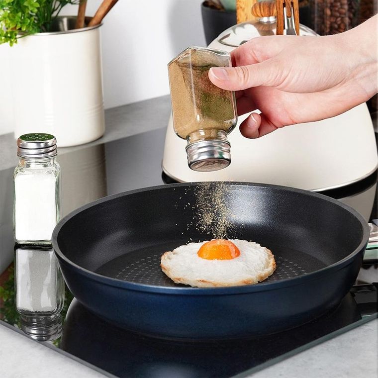 Vilde, solniczka i pieprzniczka szklana, 80 ml, 2 szt.