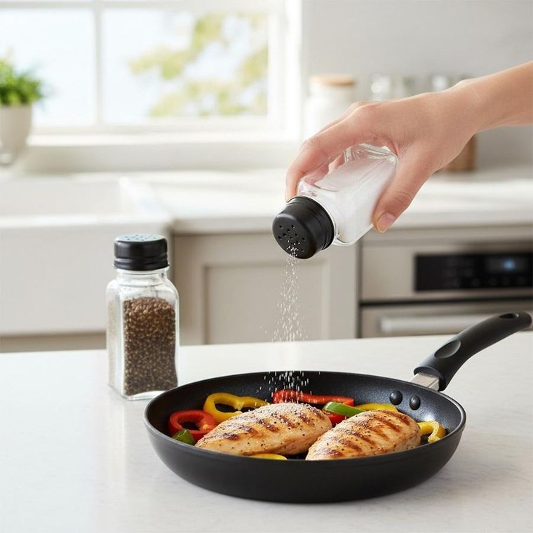 Vilde, solniczka i pieprzniczka szklana, 80 ml, 2 szt.