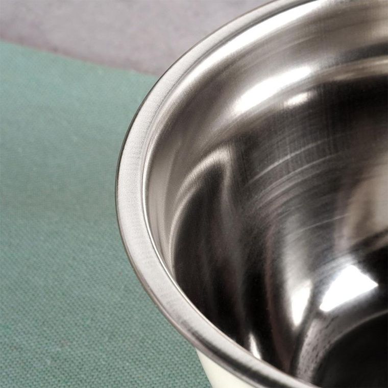 Vilde, stalowa miska kuchenna, biała, 14,5 cm, 700 ml