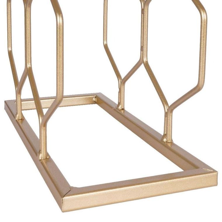 Vilde, stojak metalowy na wino, 8 butelek, 23-11-48 cm