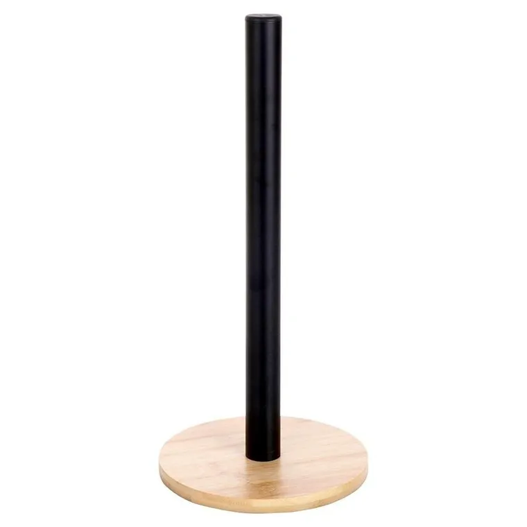 Vilde, stojak na ręcznik papierowy metalowy czarny, 32.5 cm