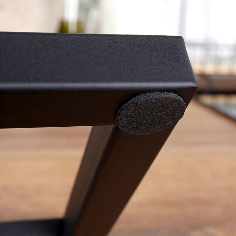 Vilde, Stojak na wino metalowy czarny 6 butelek 27-13-84,5 cm