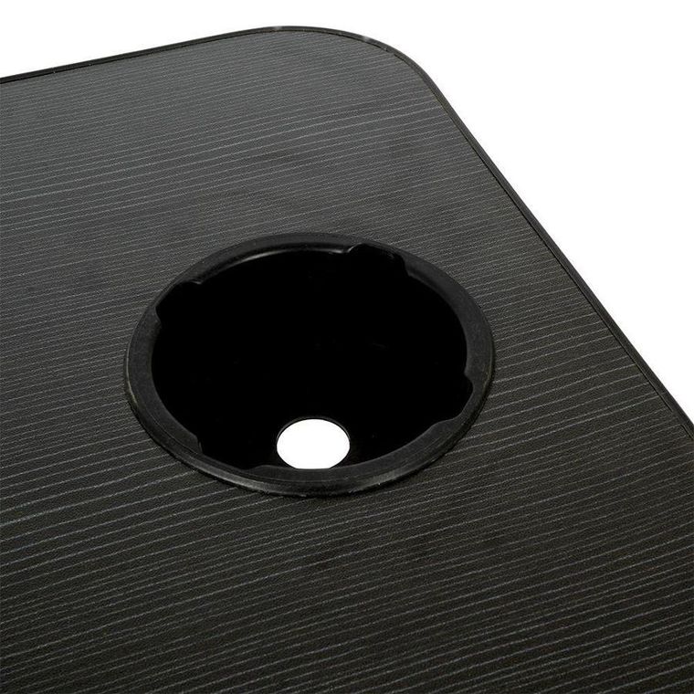 Vilde, stolik śniadaniowy do łóżka, pod laptop, składany, szary