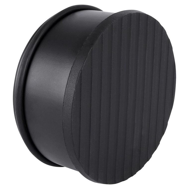 Vilde, stoper do drzwi metalowy, czarny, 11,5 cm