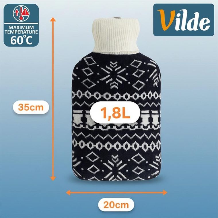 Vilde, termofor w pokrowcu, 1.8 l