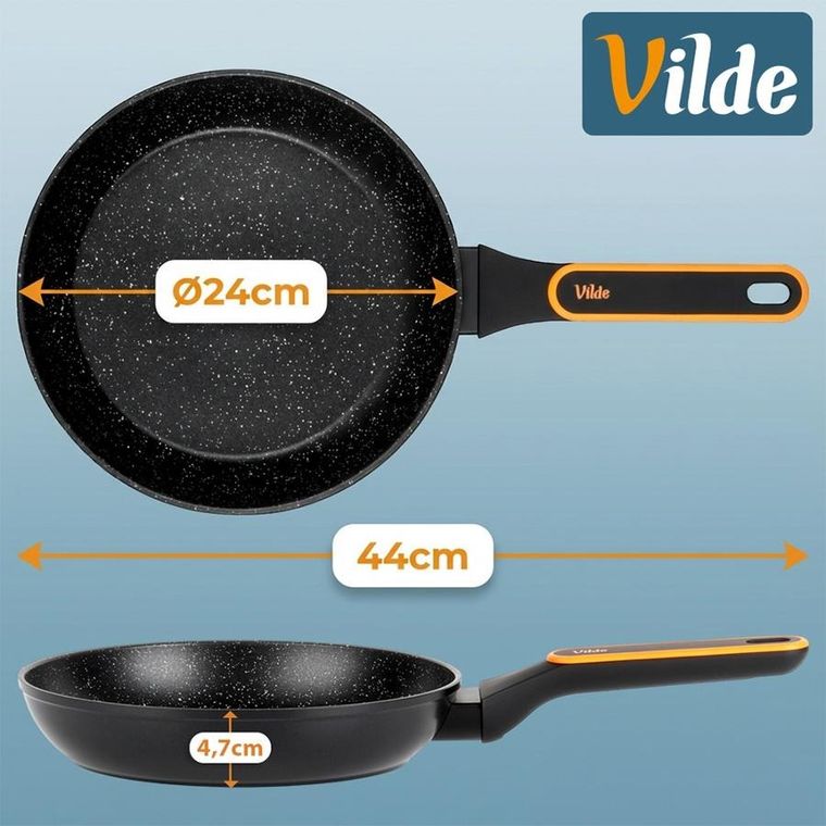 Vilde, Terruna, patelnia granitowa, 24 cm