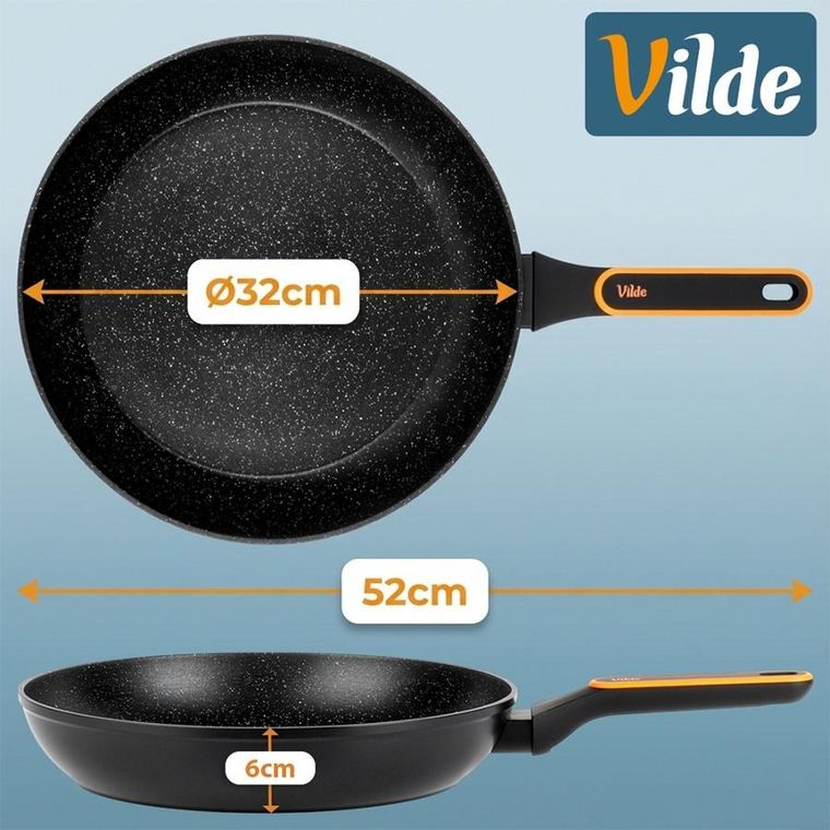 Vilde, Terruna, patelnia granitowa, 32 cm