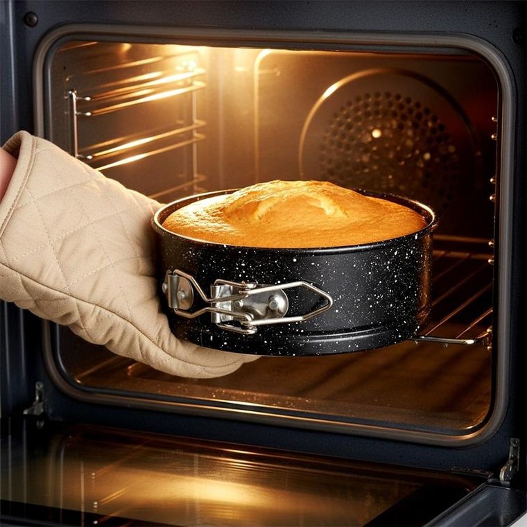 Vilde, tortownica rozpinana, granitowa, 12 cm