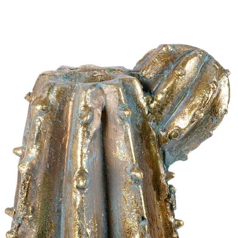 Vilde, wazon na kwiaty złoty kaktus, 47.5 cm