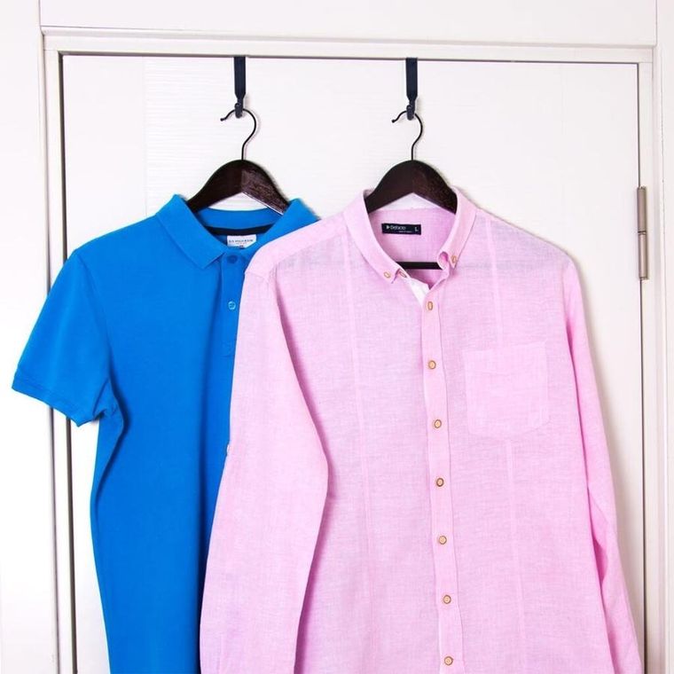 Vilde, wieszak na drzwi, szary, 5 szt.