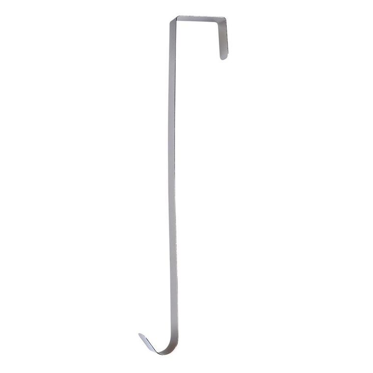 Vilde, wieszak na wianek metalowy srebrny, 30 cm