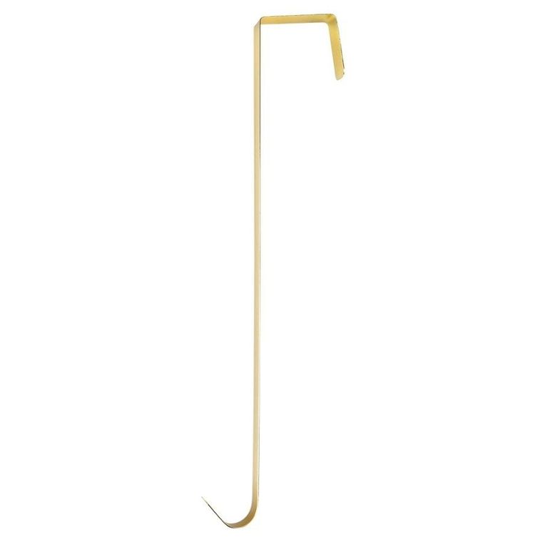 Vilde, wieszak na wianek, metalowy złoty, 30 cm