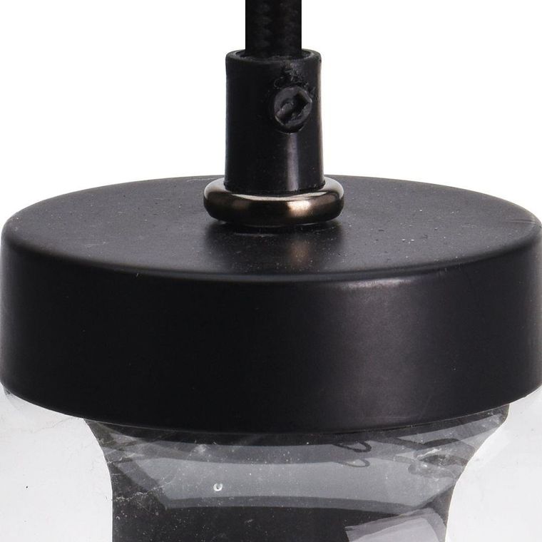 Vilde, wisząca lampa szklana, przezroczysta