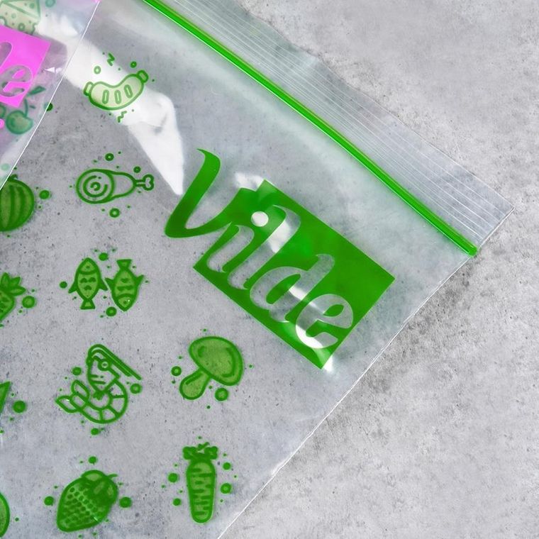 Vilde, woreczki strunowe do żywności, 20,5-21 cm/24-29 cm, 40 szt.