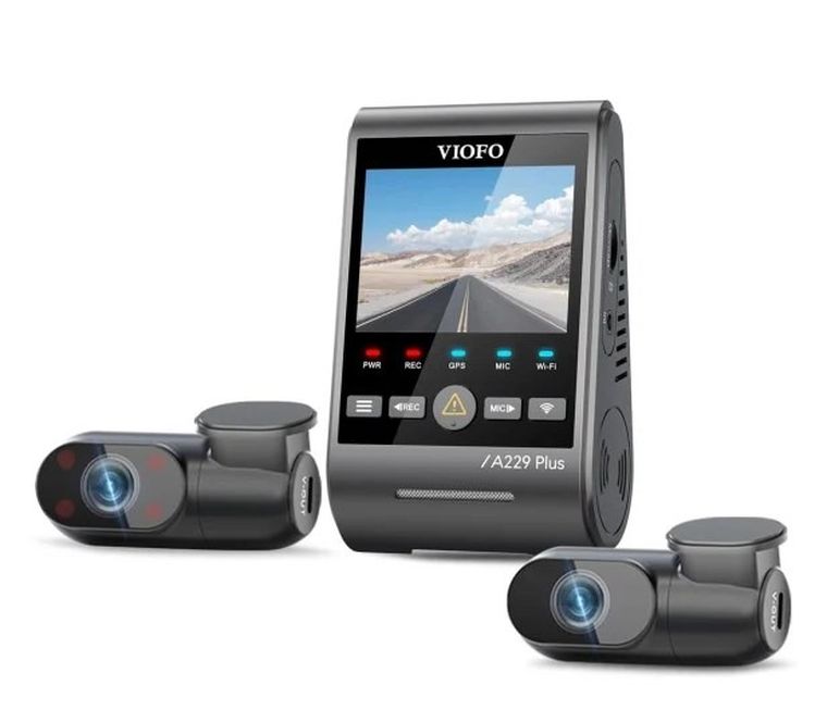 Viofo, wideorejestrator, A229 PLUS 3CH-G GPS