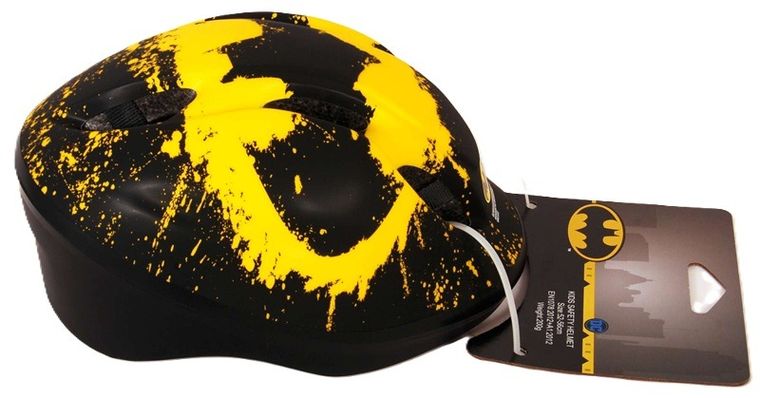 Volare, Batman, kask ochronny, rozmiar 52-56, czarny