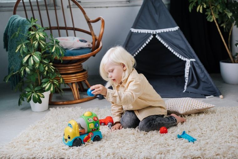 Vtech, betoniarka kulko-mieszarka, zabawka interaktywna