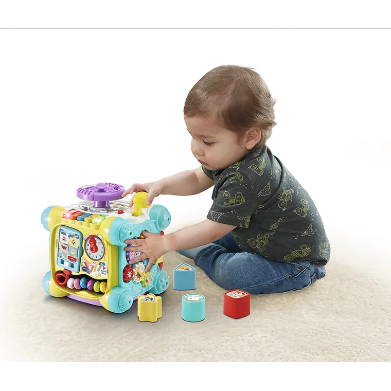 Vtech, Bobaski i Miś, Kostka Małego Rajdowca, zabawka interaktywna