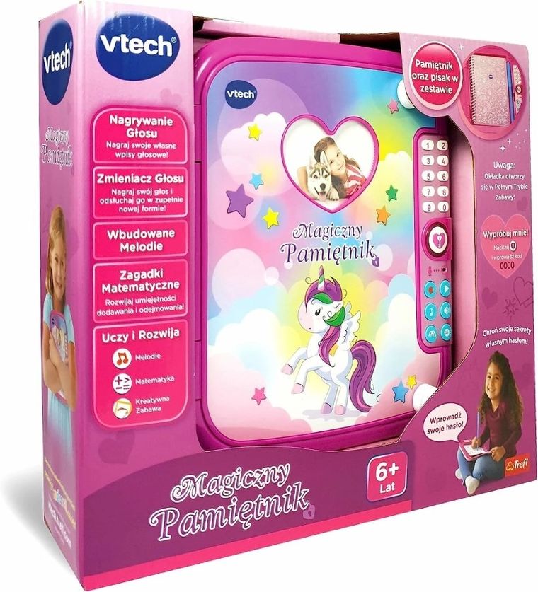 Vtech, Magiczny pamiętnik na kod, zabawka interaktywna