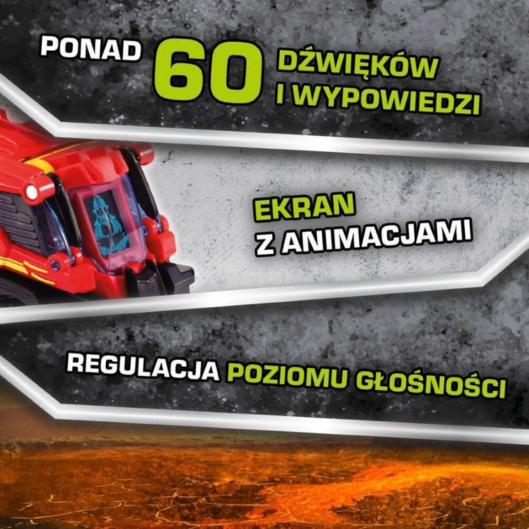 Vtech, Motozaury, Triceratops Nexor, pojazd transformujący XL