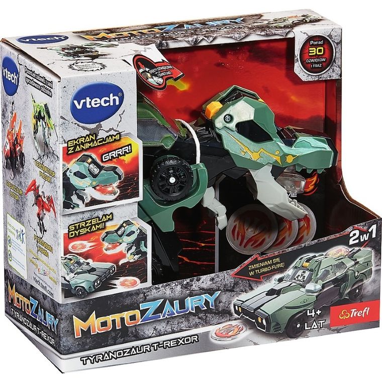 Vtech, Motozaury, Tyranozaur T-rexor, pojazd transformujący