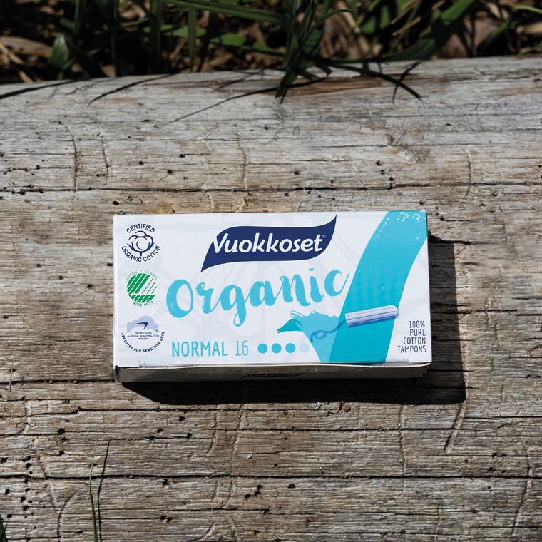 Vuokkoset, 100% BIO, tampony normal, 16 szt.