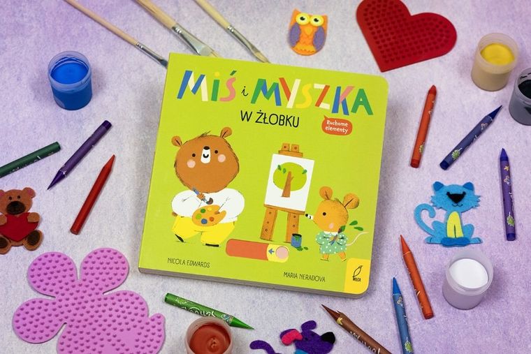 W żłobku. Miś i Myszka