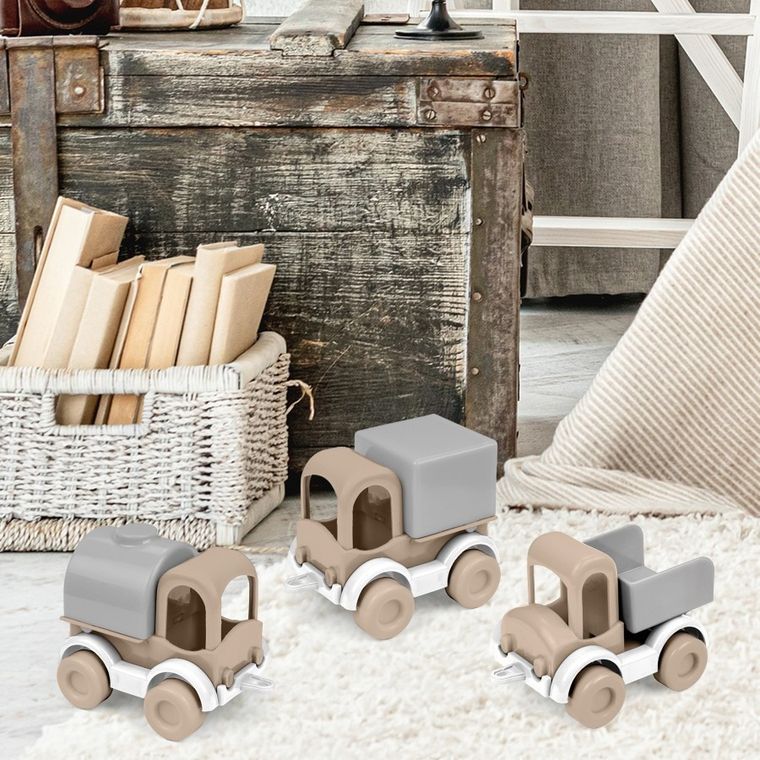 Wader, Biszkoptowa Chmurka, Kid Cars Trio, zestaw pojazdów