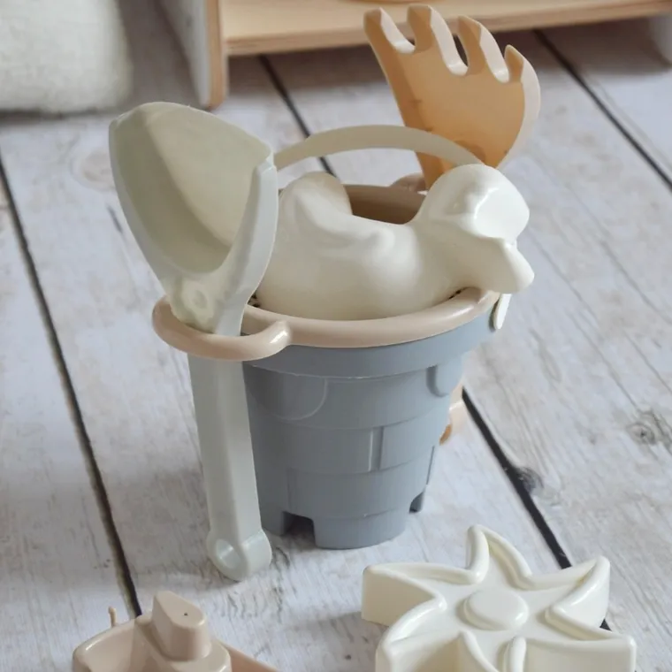 Wader, Biszkoptowa Chmurka, Zamek, zestaw do piasku, 6 elementów