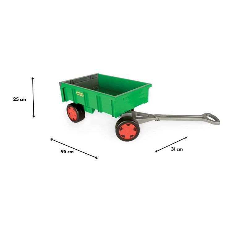 Wader, Gigant, wózek-przyczepa, zielony