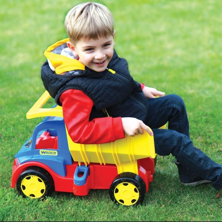 Wader, Gigant, wywrotka, czerwono-żółta, 55 cm