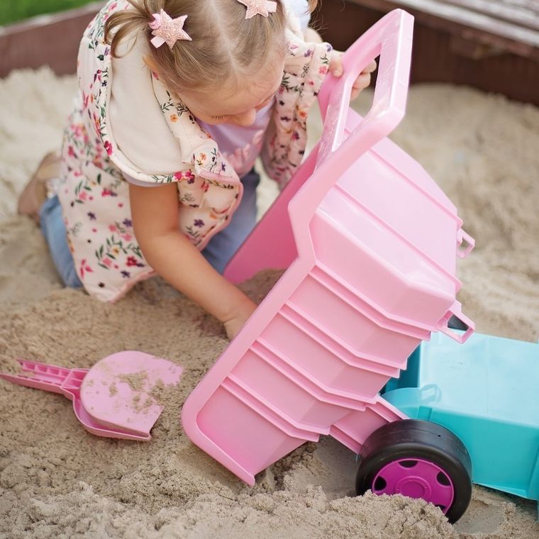 Wader, Gigant, wywrotka, różowa, 55 cm