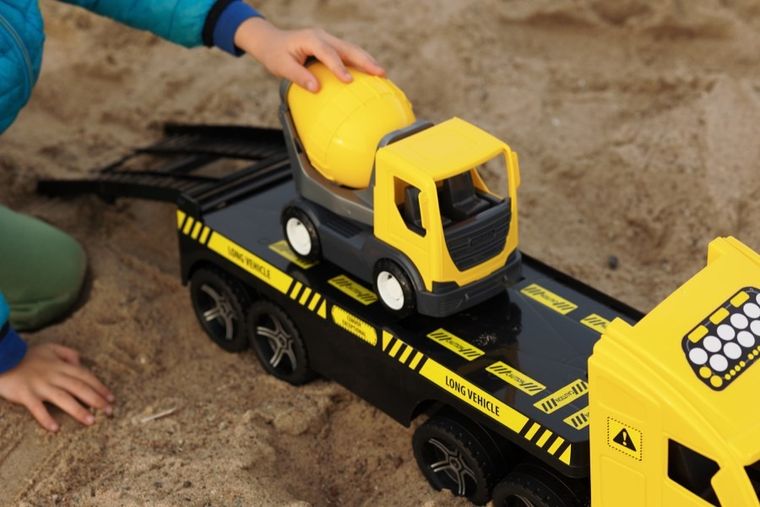 Wader, Magic Truck Technic, ciężarówka laweta z betoniarką