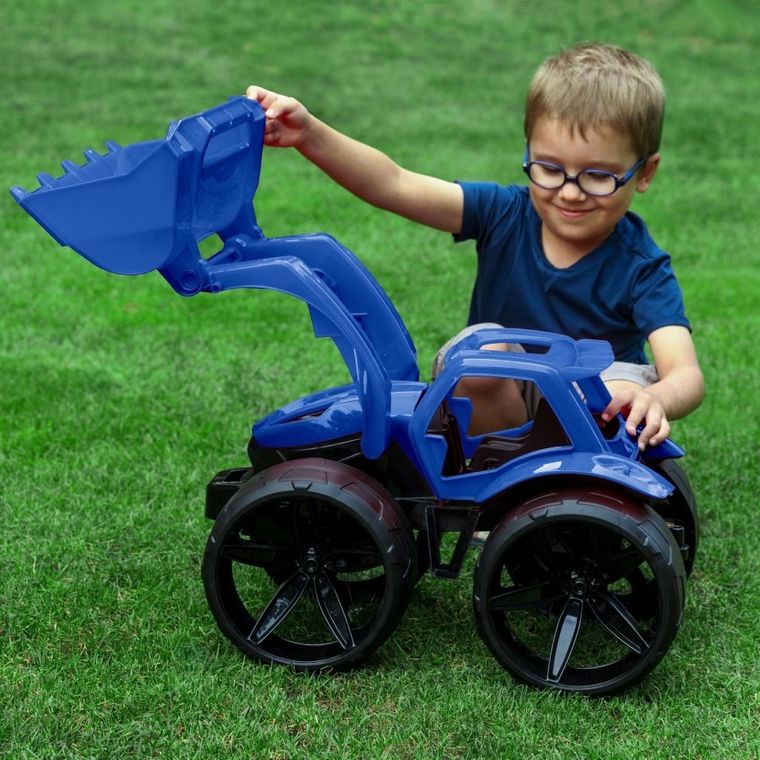 Wader, Maximus, spychacz, granatowy, 68 cm