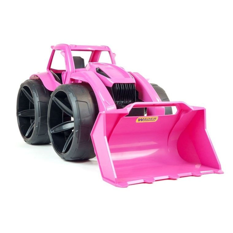 Wader, Maximus, spychacz, różowy, 68 cm